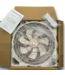 57985 White Flush Mount Caged Ceiling Fan Dc Motor And Remote Control