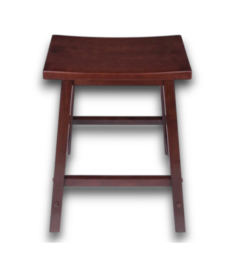 Bud's Warehouse 57992 Walnut Counter Height Wood Bar Stool