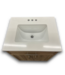 57990 Dolton Light Natural Oak Bathroom Vanity With White Top