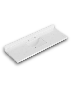 Bud's Warehouse 57969 60 X 22 Counter Top Sink For Vanity