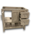 58005 Holly Ash Single Sink Vanity Without Top