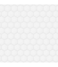 58016 60 Sq. Ft. White Porcelain Tile Hex Shapes
