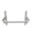 58020 Edda White Under-shelf Steel Closet Rod