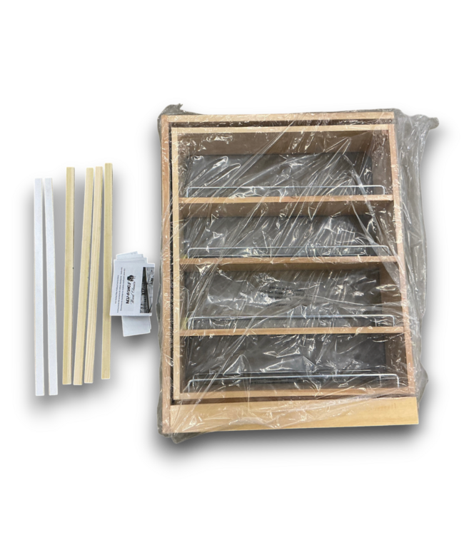 58023 Brown Pill-out Base Filler Cabinet Rack Soft Close