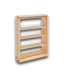 58023 Brown Pill-out Base Filler Cabinet Rack Soft Close