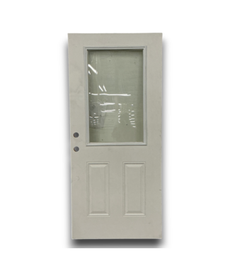 Bud's Warehouse 58027 36 X 80 White Half Light Exterior Door Slab