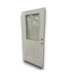 58027 36 X 80 White Half Light Exterior Door Slab