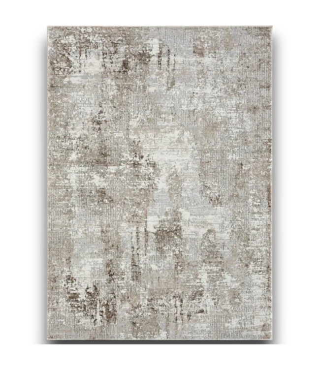 58043 Beige Indoor Abstract Area Rug