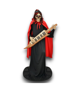 Bud's Warehouse 58048 Lighting Reaper Band Keytar Player Motion Activated Animatronic