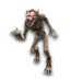 58051 Motion Activated Growling Lighted Werewolf Halloween Animatronic
