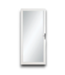 58053 32 X 80 White Full Glass Storm Door With Screen