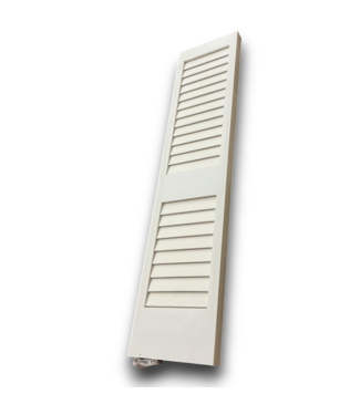 Bud's Warehouse 58057 36 X 80 White Louver Bifold Door With Hardware