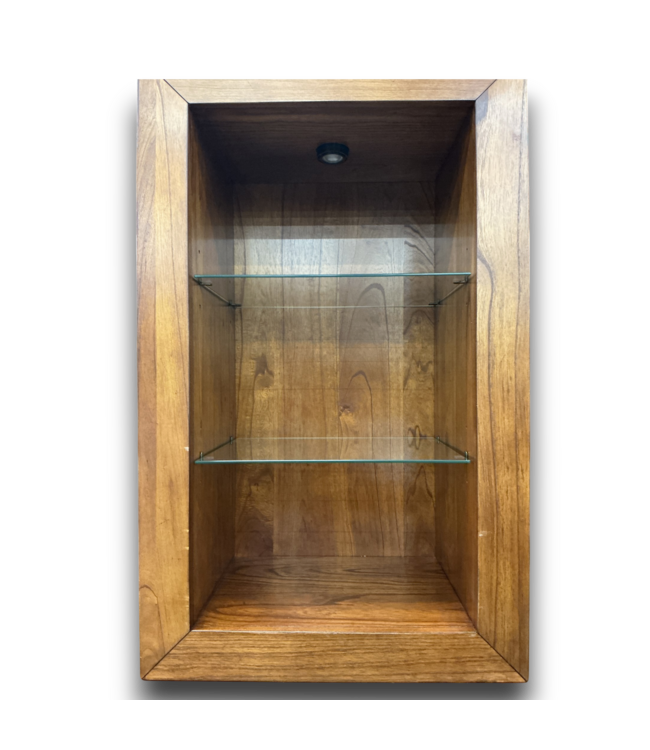 58059 Wataskin Wood 2 Pc Dining Room Buffet Display