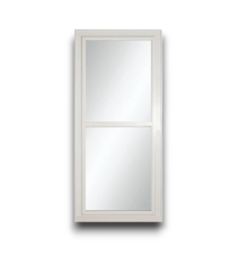 Bud's Warehouse 58050 32 X 80 White Full Glass Storm Door With Screen