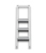 58084 3-step Steel Foldable Step Stool