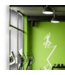 58099 Rectangular Frameless Tempered Wall Gym Mirror