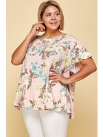 Boatneck Floral Swing Top in 2 colors