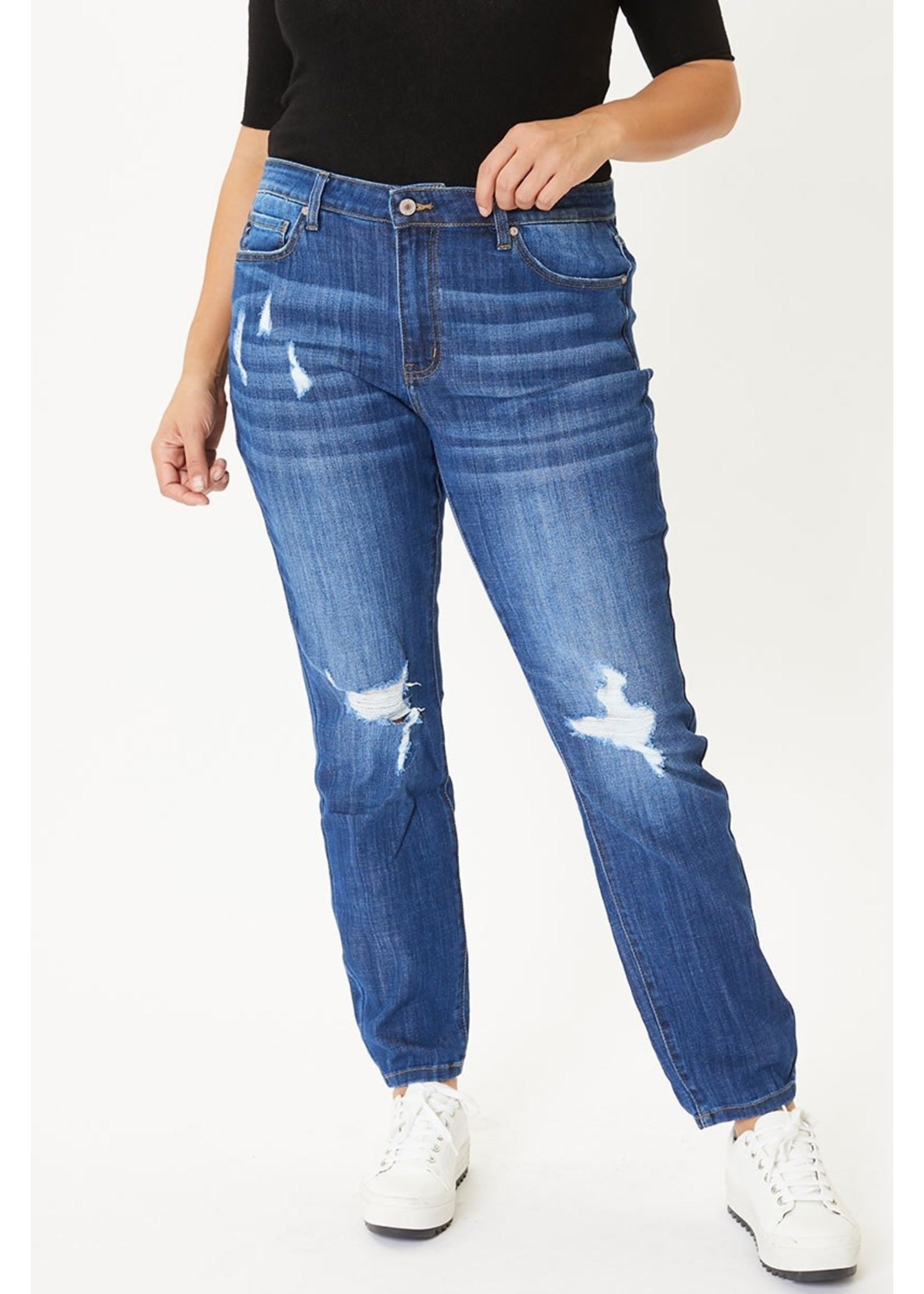 Kancan Mid Rise Super Skinny Jeans
