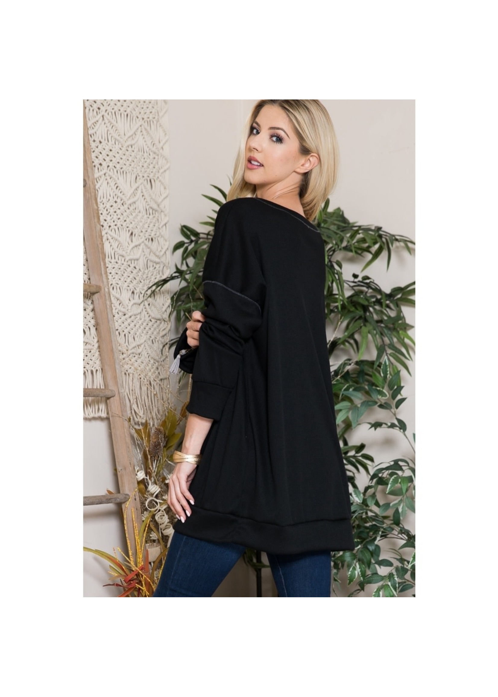 Celeste Clothiing Solid Oversized Tunic in 2 colors
