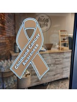 Childhood Cancer Awareness Gold Ribbon Decal