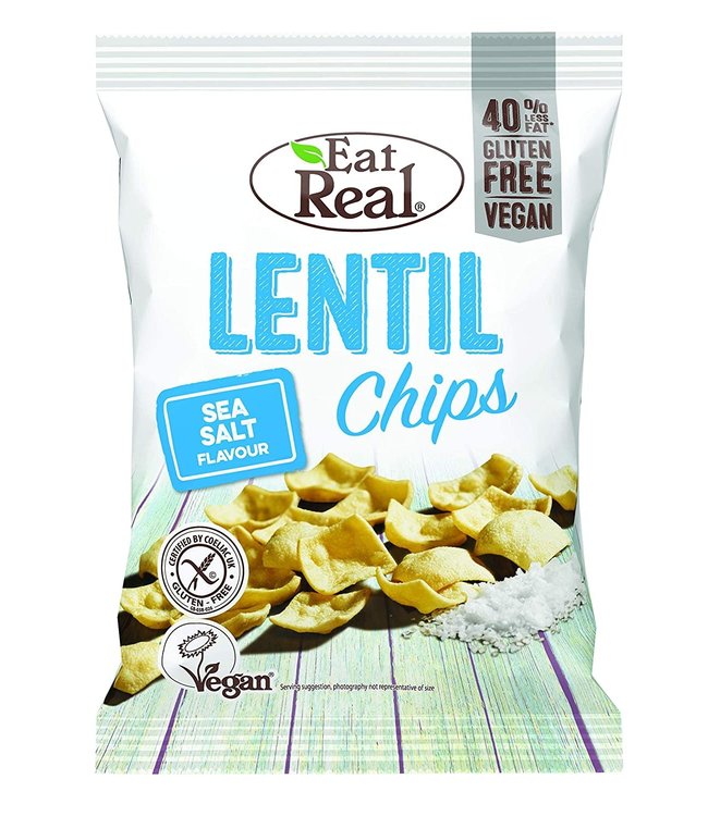 Lentil Chips Sea Salt Eat Real 40 G