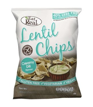 Lentil Chips Creamy Dill Eat Real 40G