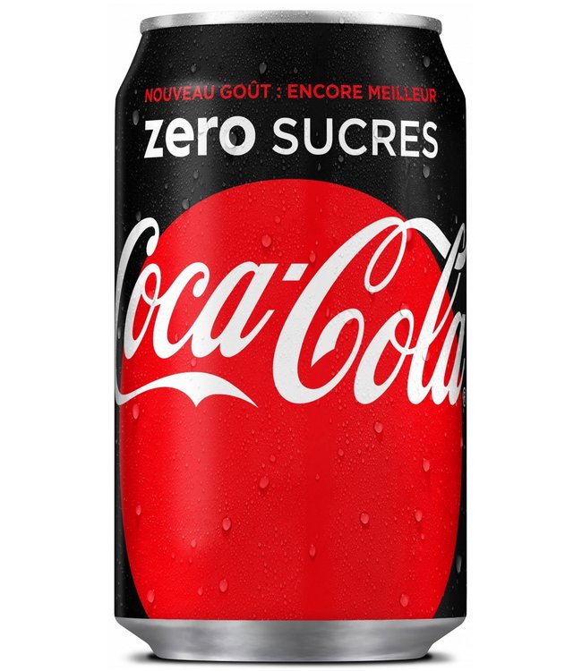 Coca cola Zero canette 33cl