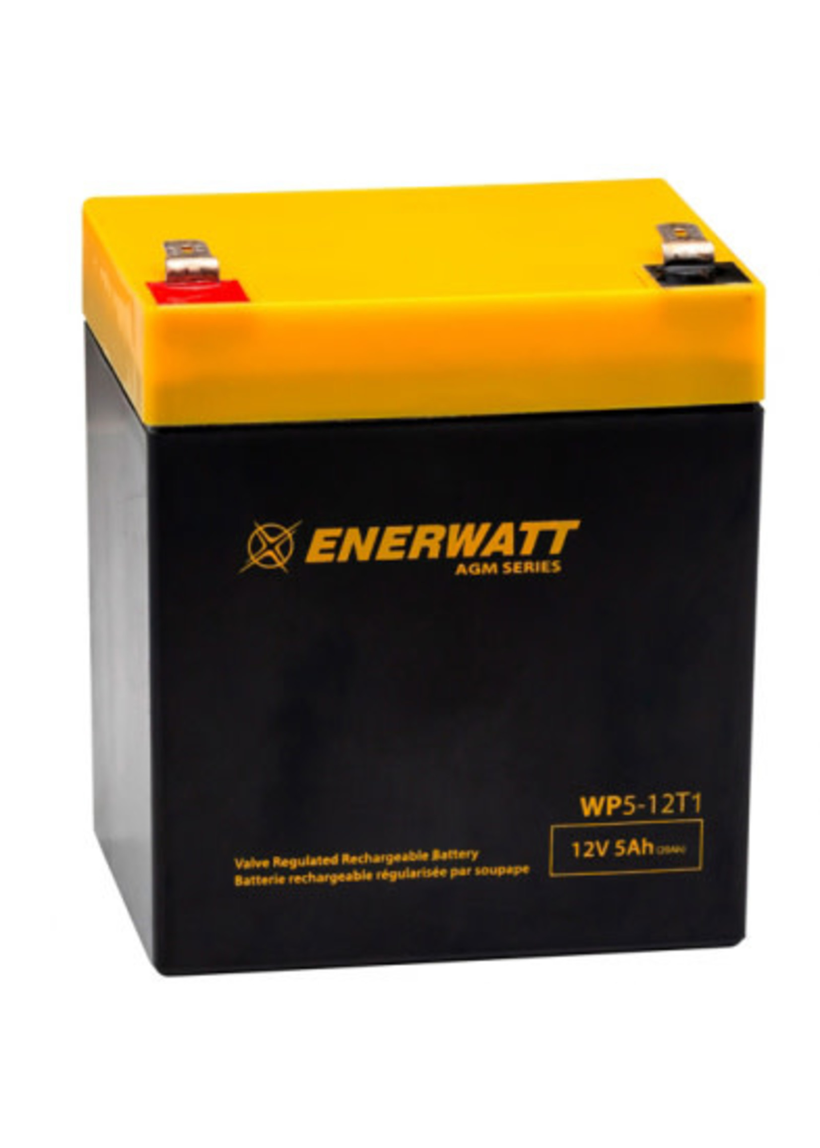 Enerwatt WP5-12T1 BATT AGM 12V 5A SEALED