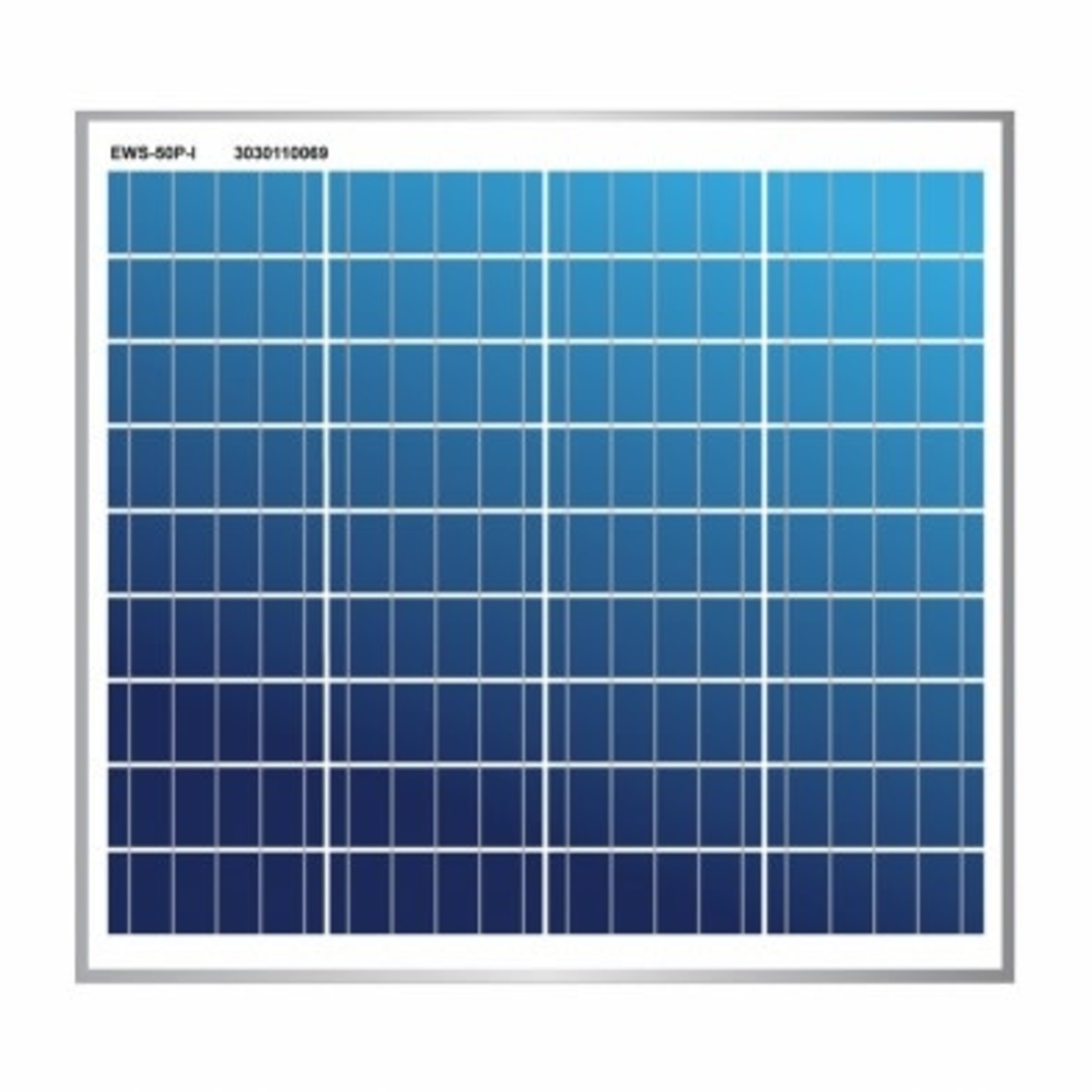 Enerwatt EWS-50P-I Solar Panel Poly 50VV 12V Enerwatt