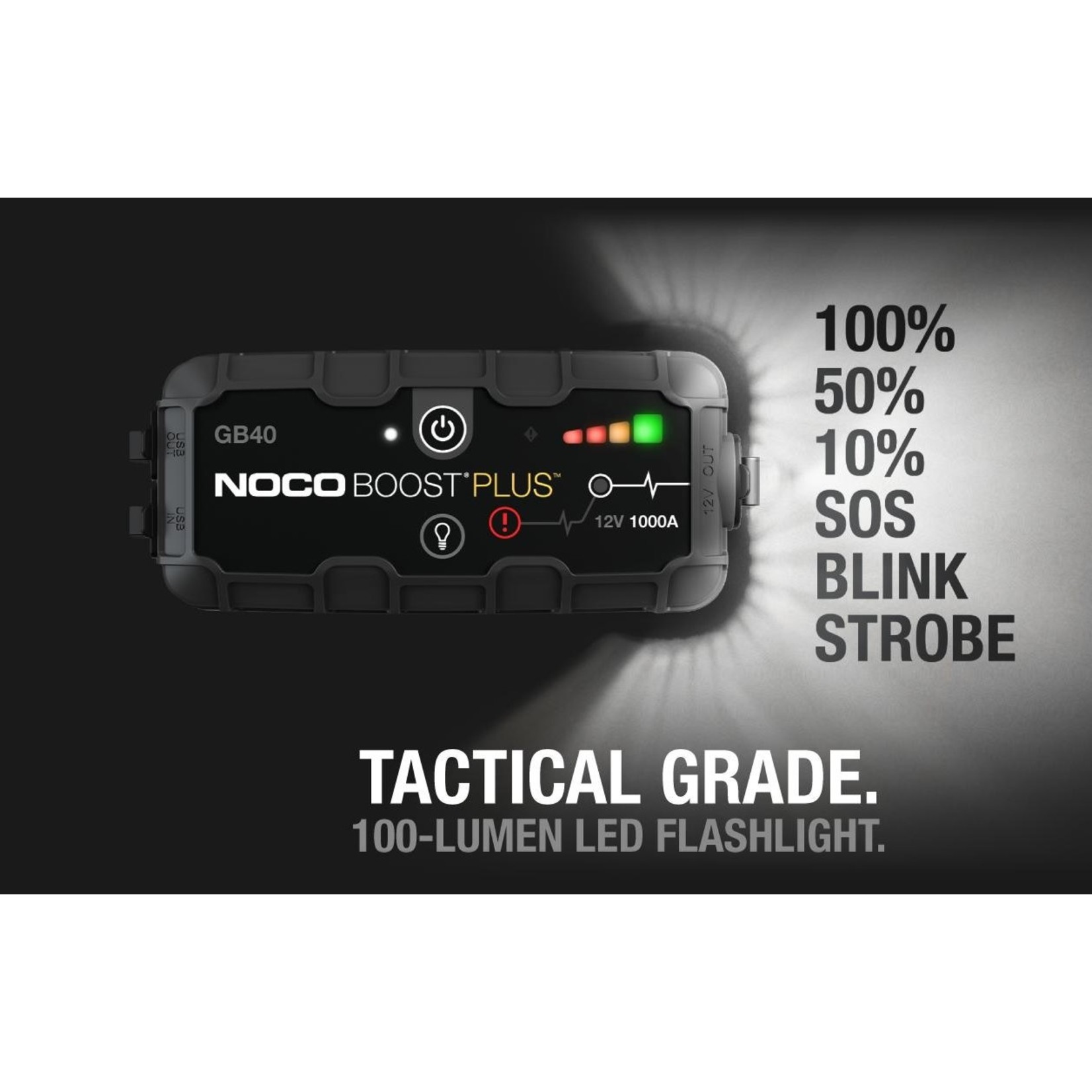 Noco GB40 Genius BOOST Sport Jumpstarter 12V 1000A Lithium Ion