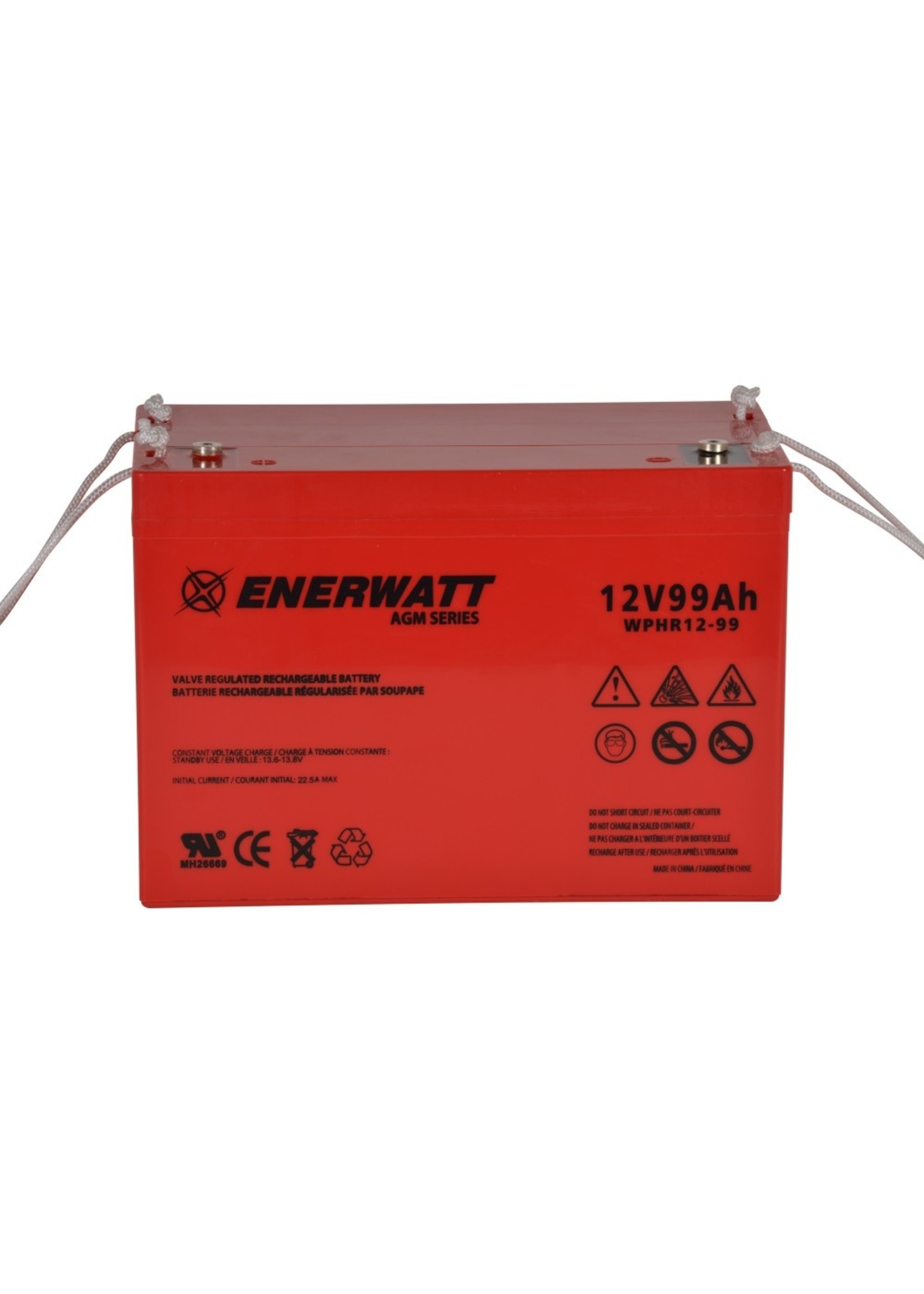 Enerwatt WPHR12-99  BATT AGM 12V 99AH HIGH RATE