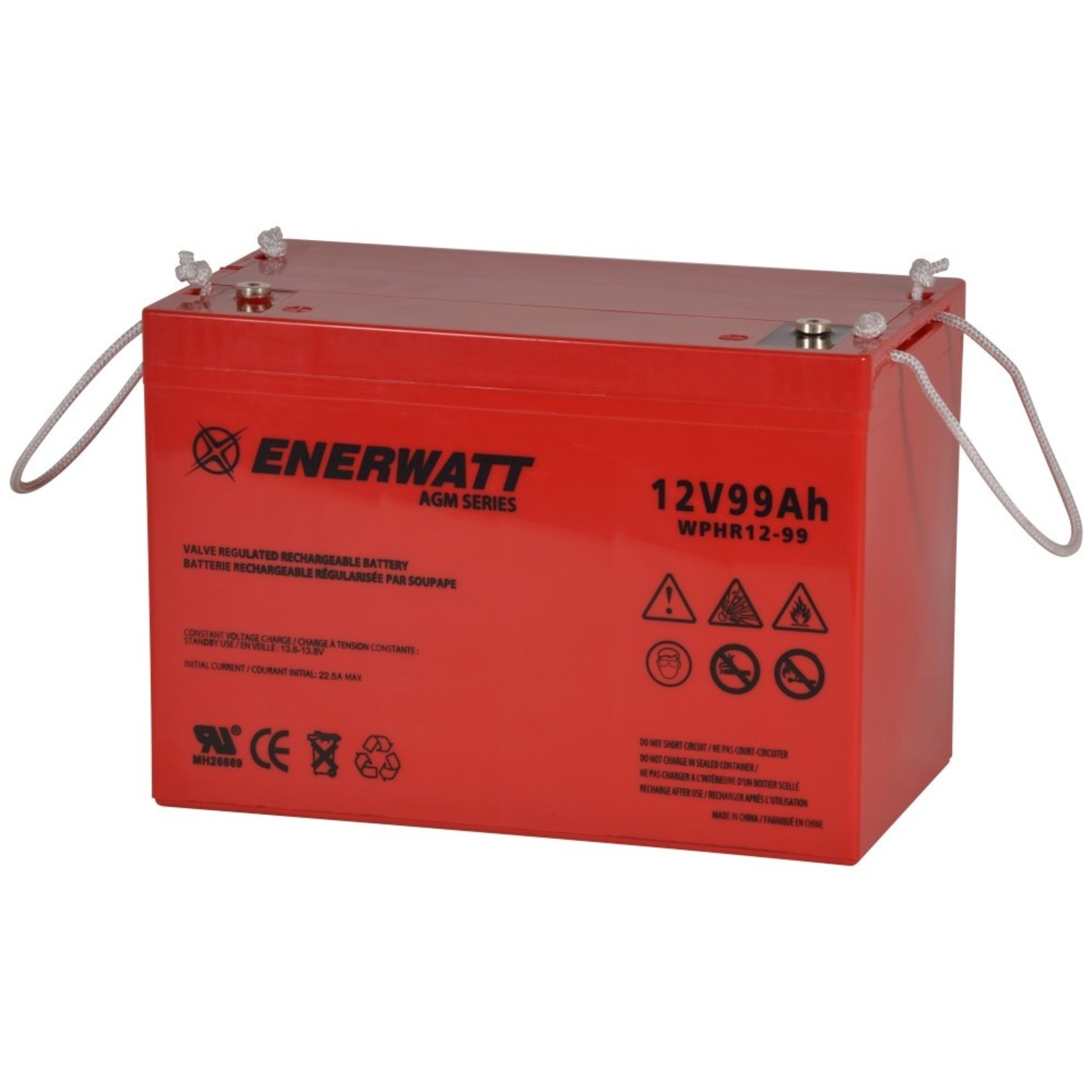 Enerwatt WPHR12-99 Batt AGM 12V 99AH High Rate