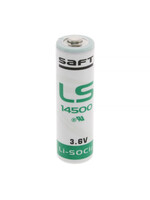 TCED Saft 3.6V 2.25 AH AA Lithium Button Top w/Lead