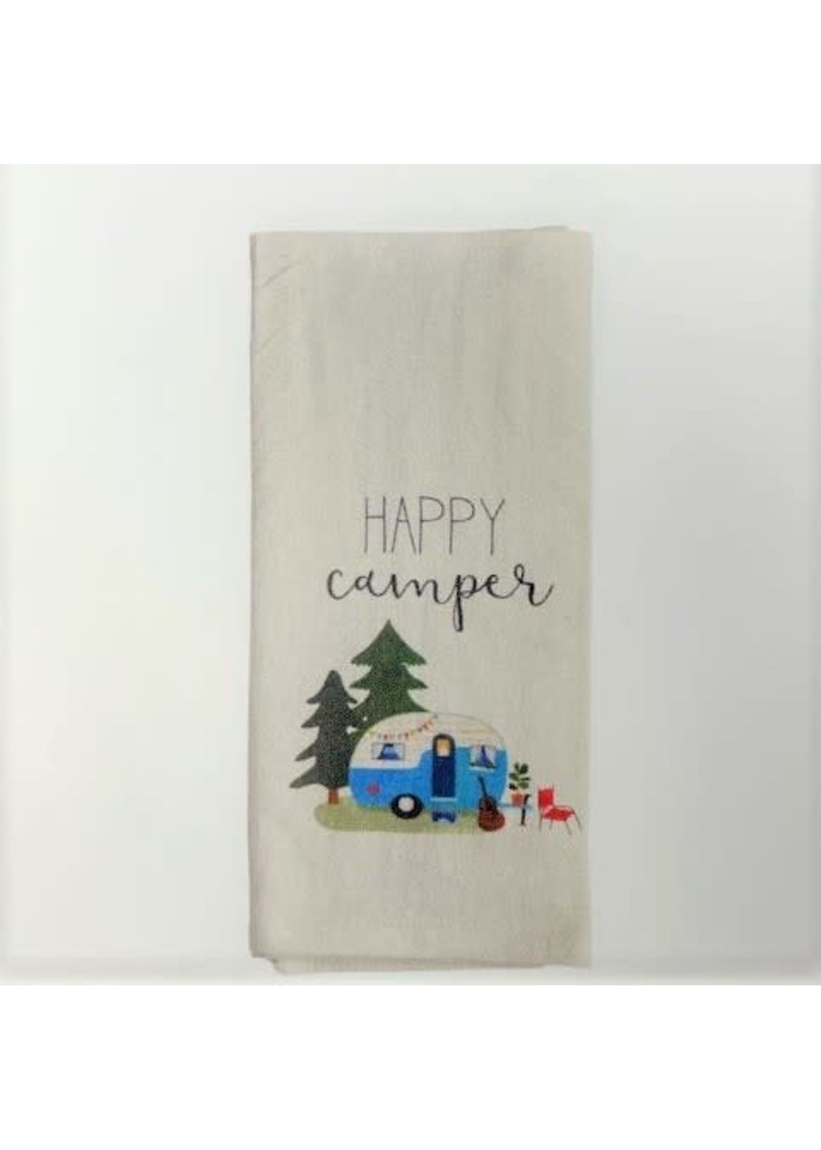 HAPPY CAMPER HAND TOWEL
