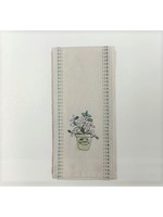 HERBS WAFFLE HAND TOWEL