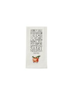 HONEY BOURBON RECIPE BAR TOWEL