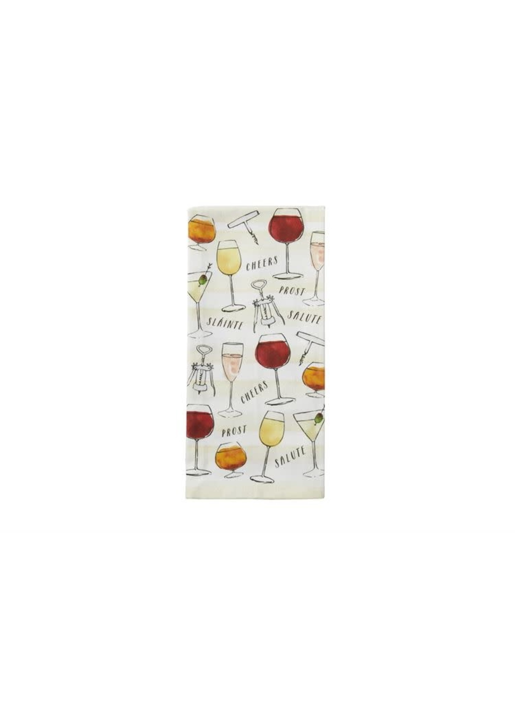 WINE AND CHEER HAND TOWEL