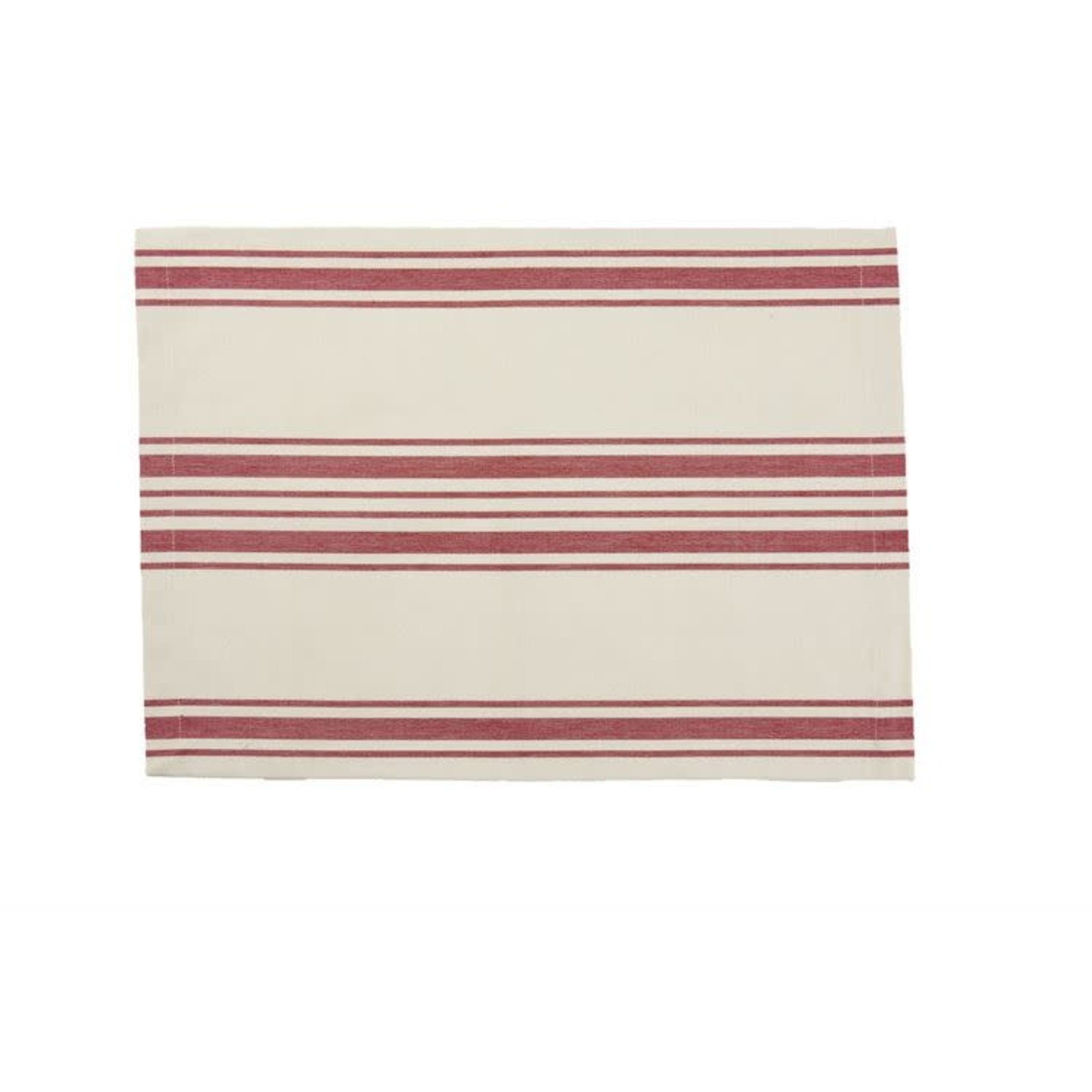 RAILROAD STRIPE RED PLACEMAT