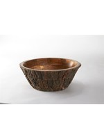 LARGE BARK EDGE SERVING BOWL