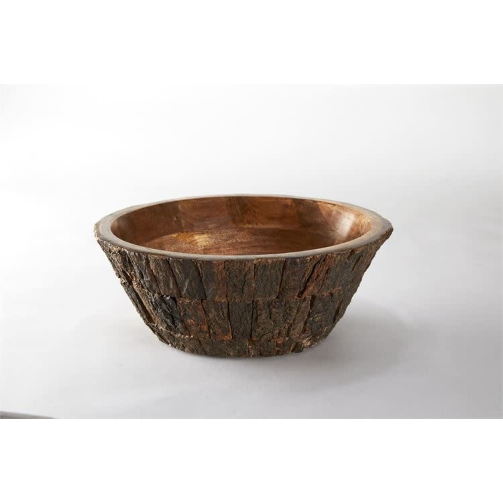 LARGE BARK EDGE SERVING BOWL