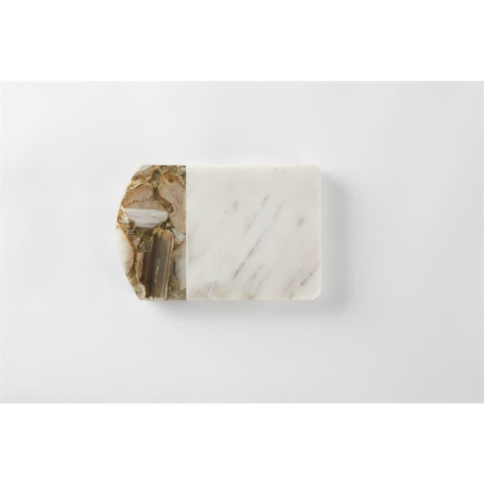SMALL MARBLE & AGATE SERVING BOARD