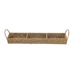 BLOOMINGVILLE SEAGRASS TRAY W/ 3 SECTIONS