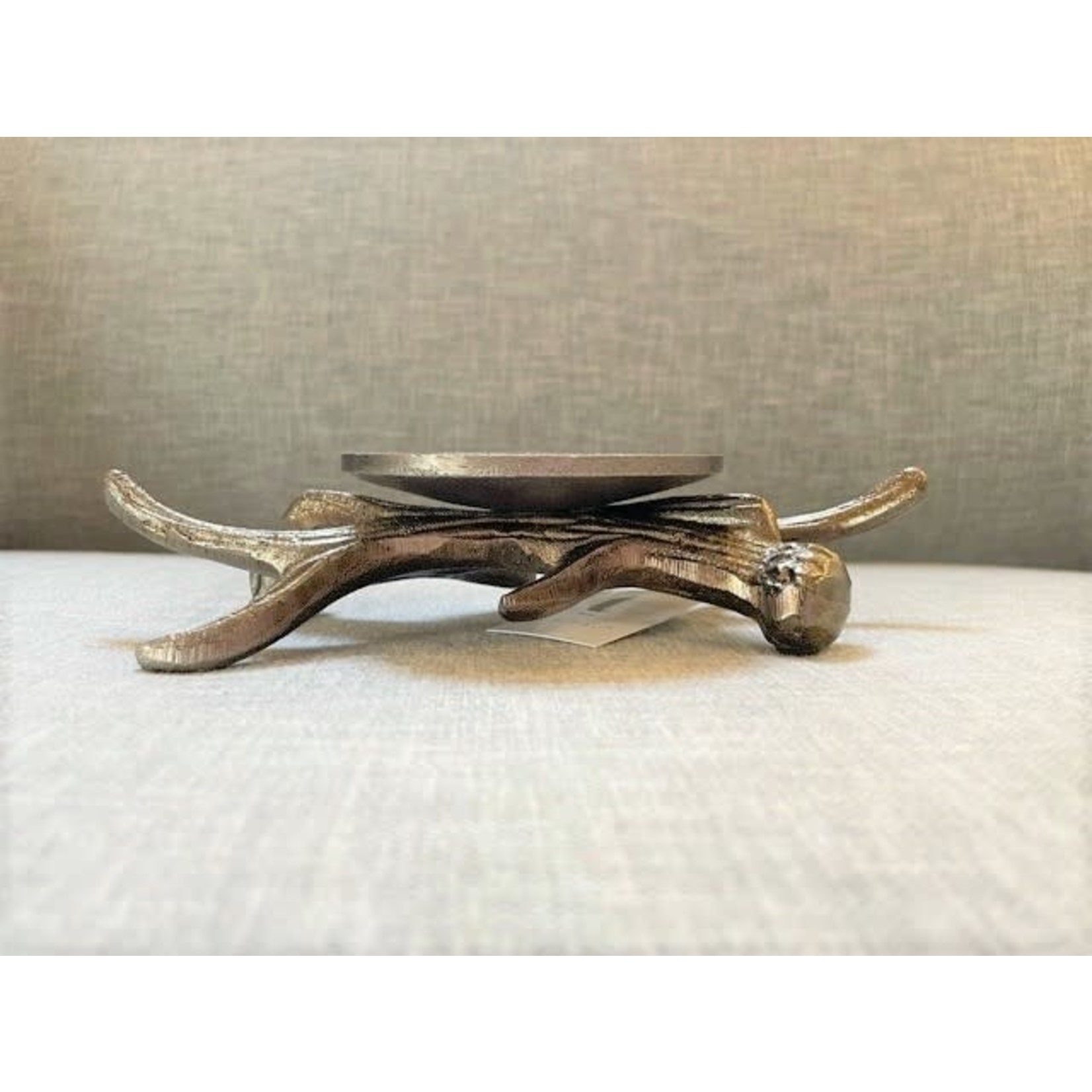 SMALL ANTLER CANDLE HOLDER