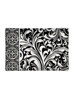 MICHELE DESIGN WORKS BLACK FLORENTINE SOAP DISH
