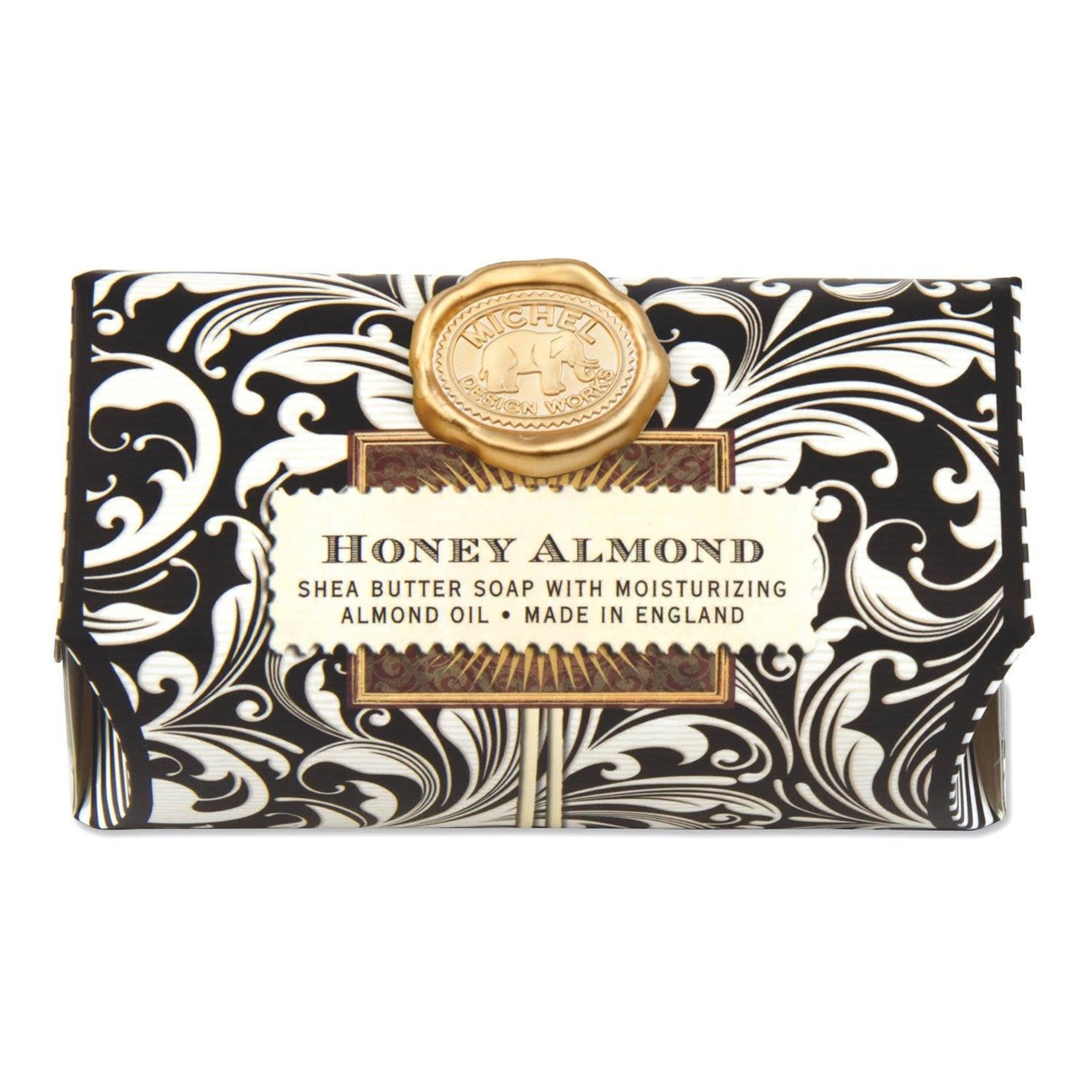 MICHELE DESIGN WORKS HONEY ALMOND LARGE BATH SOAP BAR