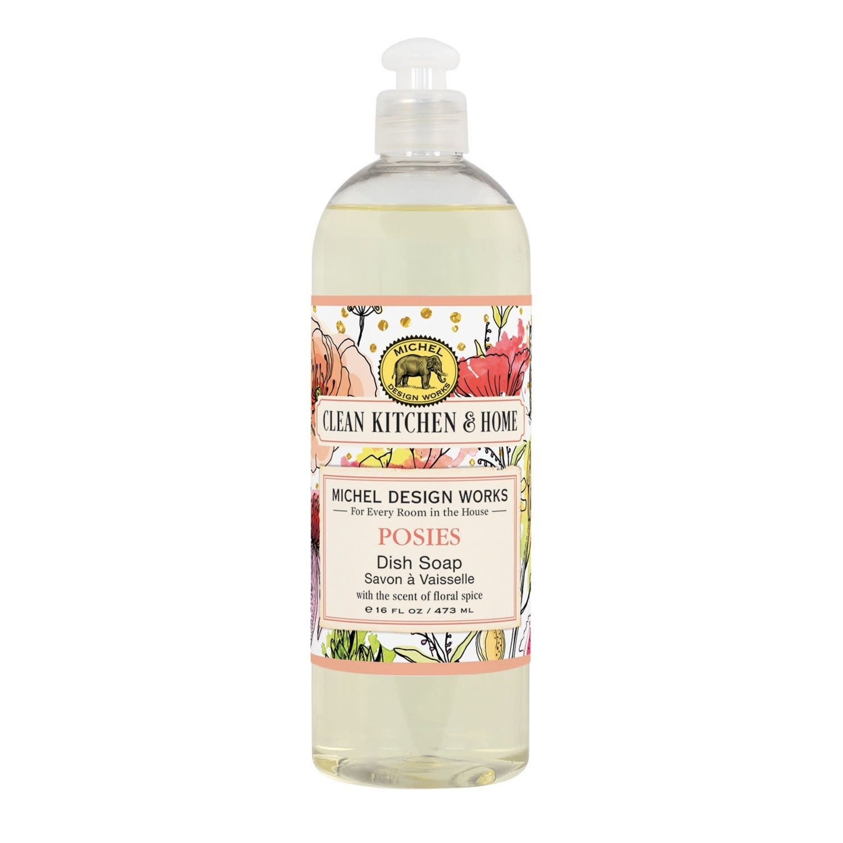 MICHELE DESIGN WORKS POSIES DISH SOAP