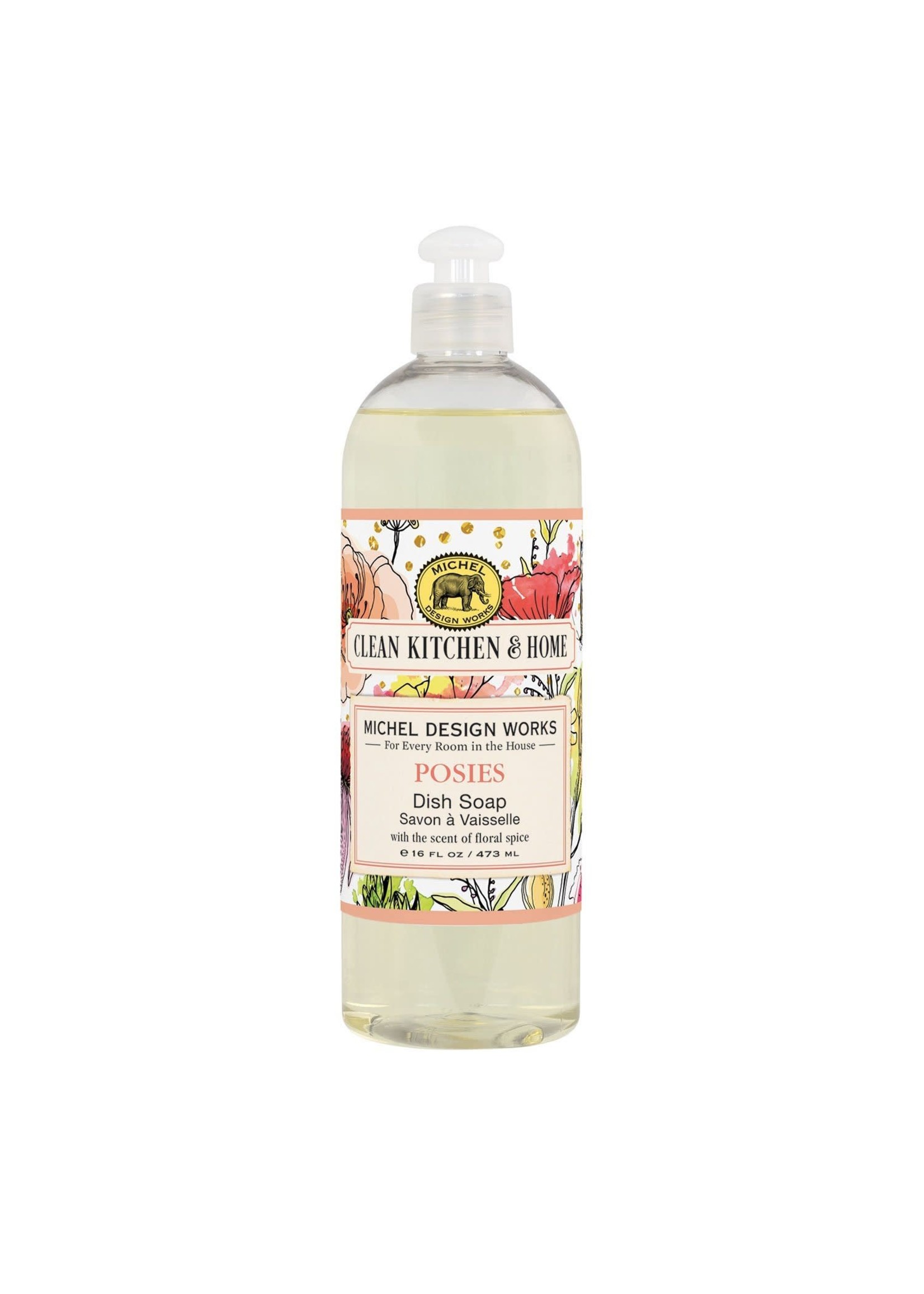 MICHELE DESIGN WORKS POSIES DISH SOAP