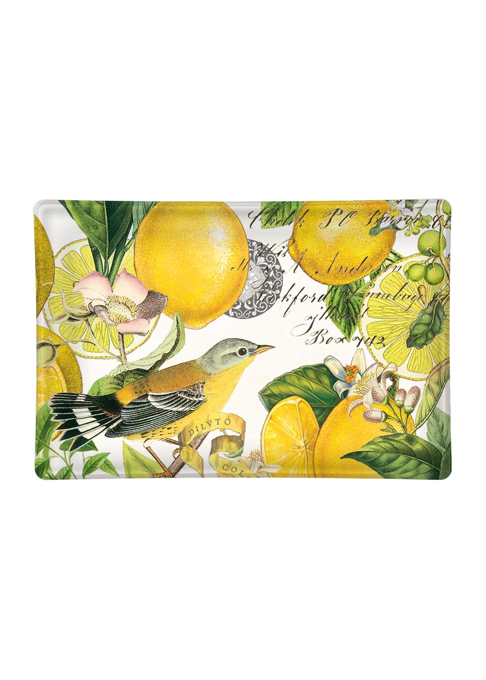 MICHELE DESIGN WORKS LEMON BASIL SOAP DISH