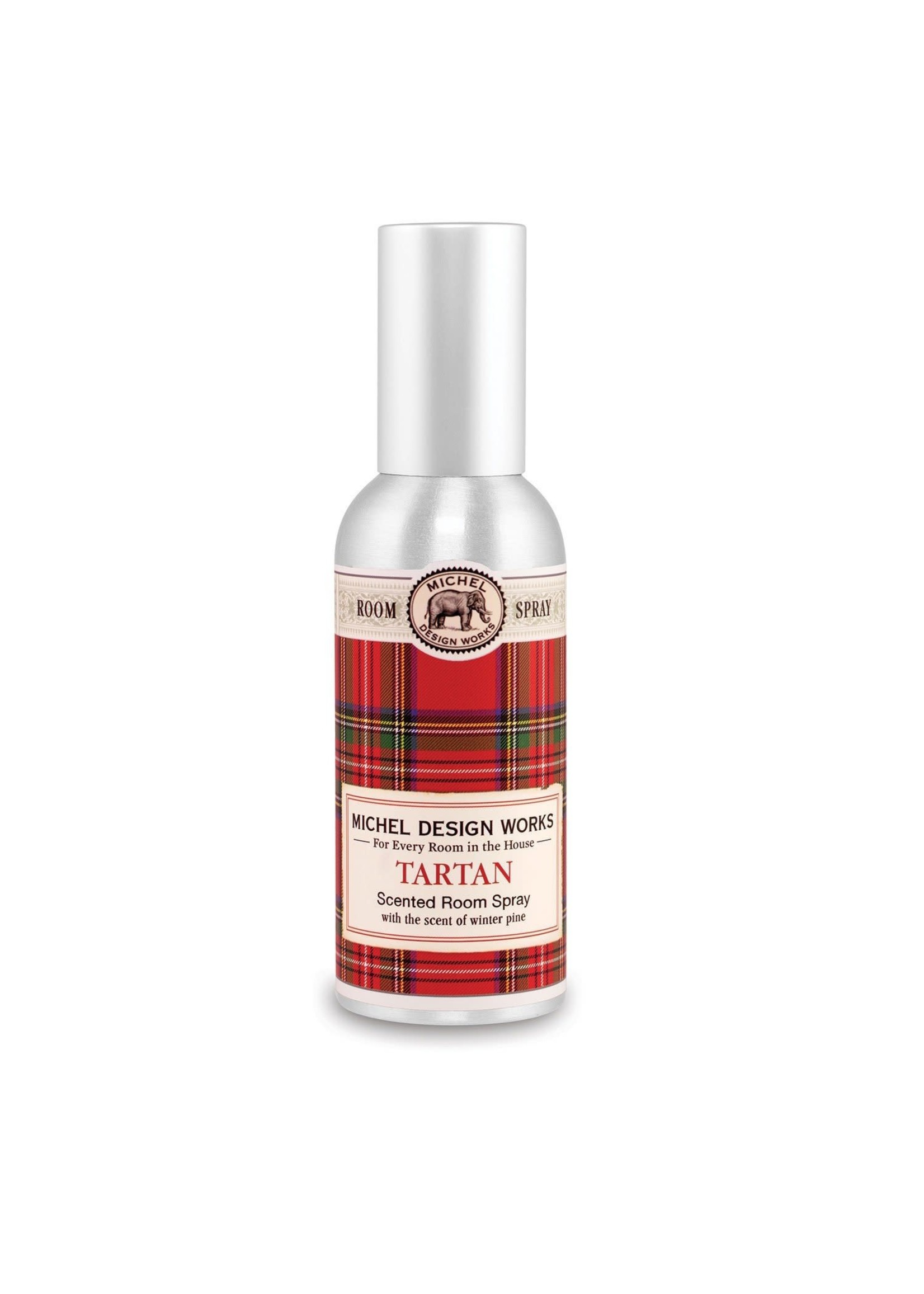 MICHELE DESIGN WORKS TARTAN HOME FRAGRANCE SPRAY