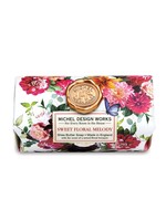 MICHELE DESIGN WORKS SWEET FLORAL MELODY LARGE BATH SOAP BAR